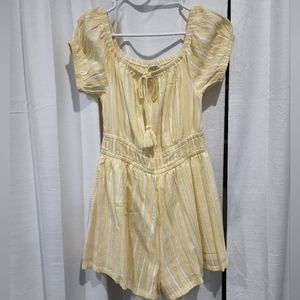 Yellow American Eagle Romper